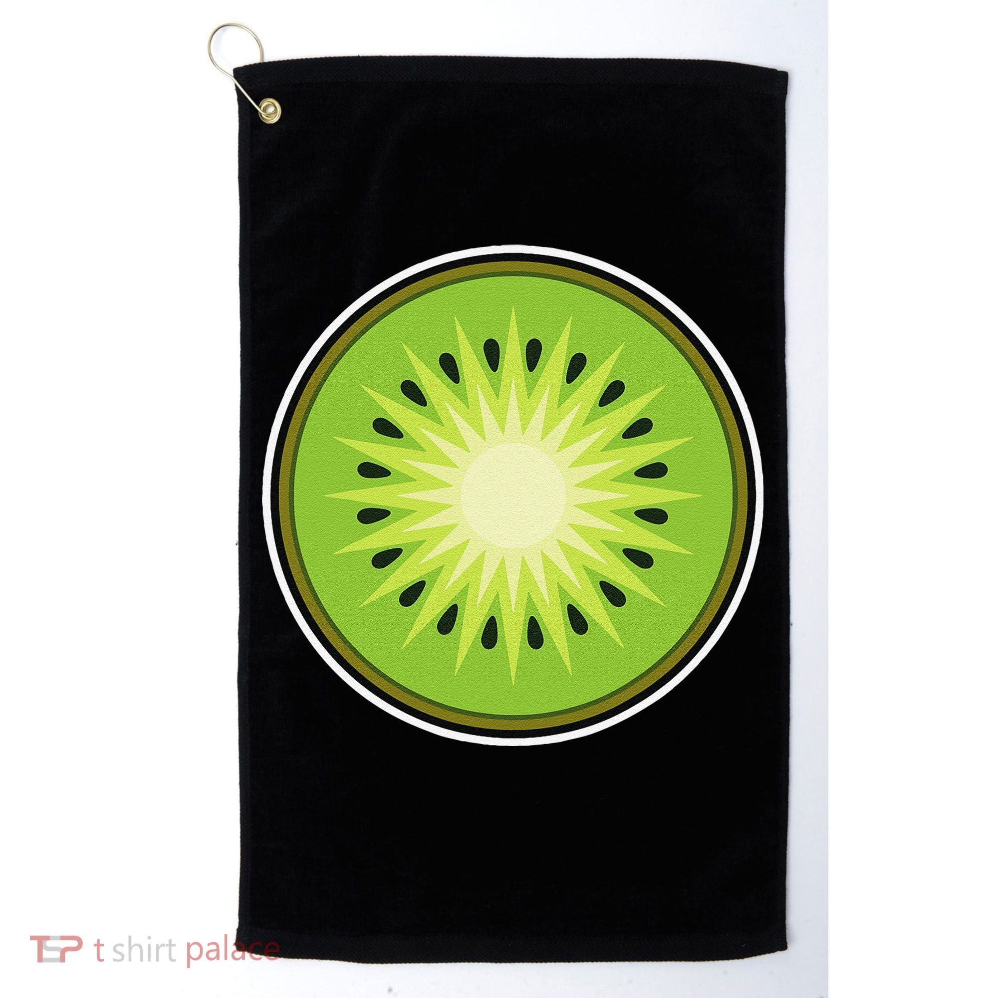 Kiwi Lazy DIY Halloween Costume Funny Tropical Sliced Fruit Golf Towel