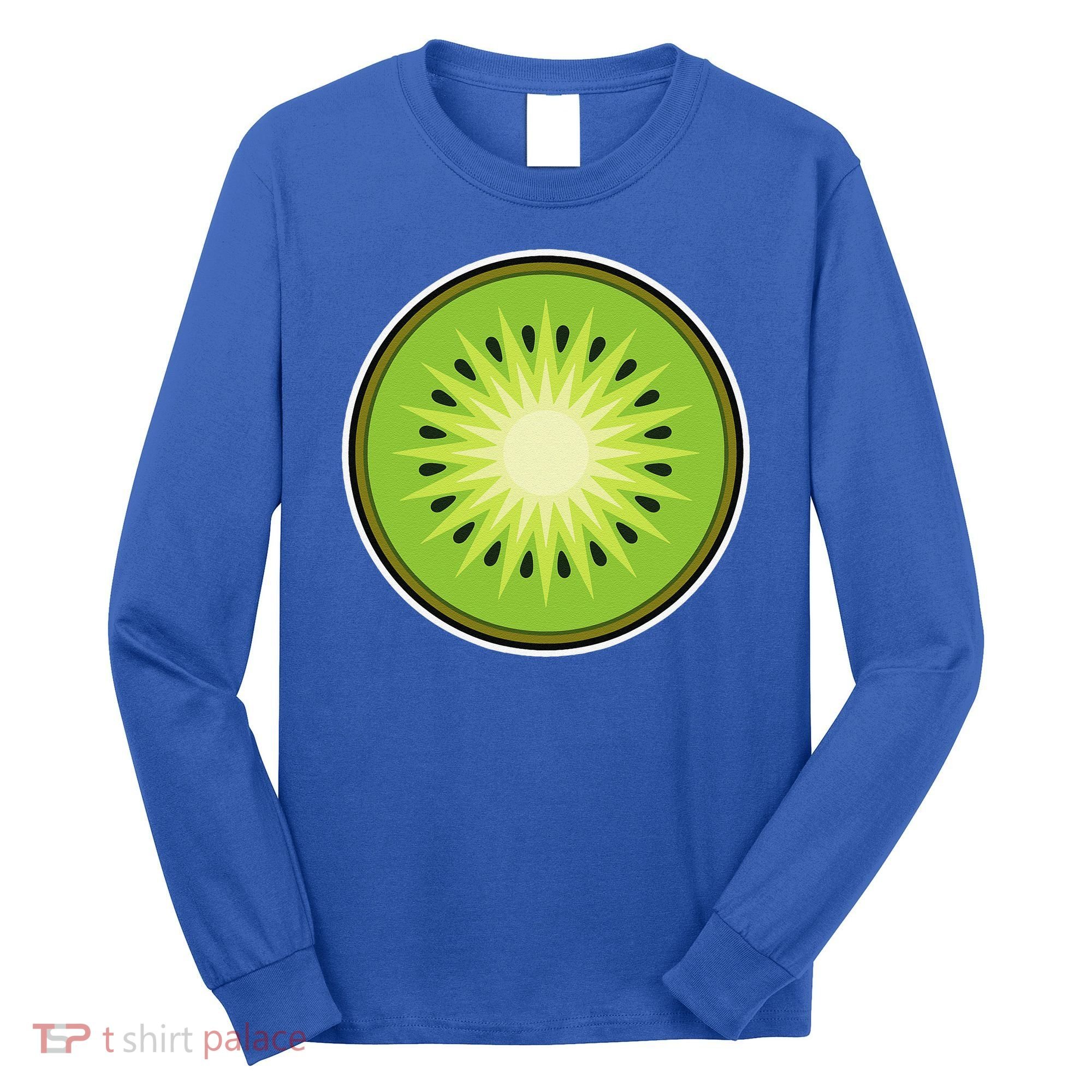 Kiwi Lazy DIY Halloween Costume Funny Tropical Sliced Fruit Long Sleeve Shirt