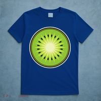 Kiwi Lazy DIY Halloween Costume Funny Tropical Sliced Fruit T-Shirt thumb 5