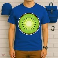 Kiwi Lazy DIY Halloween Costume Funny Tropical Sliced Fruit T-Shirt thumb 6