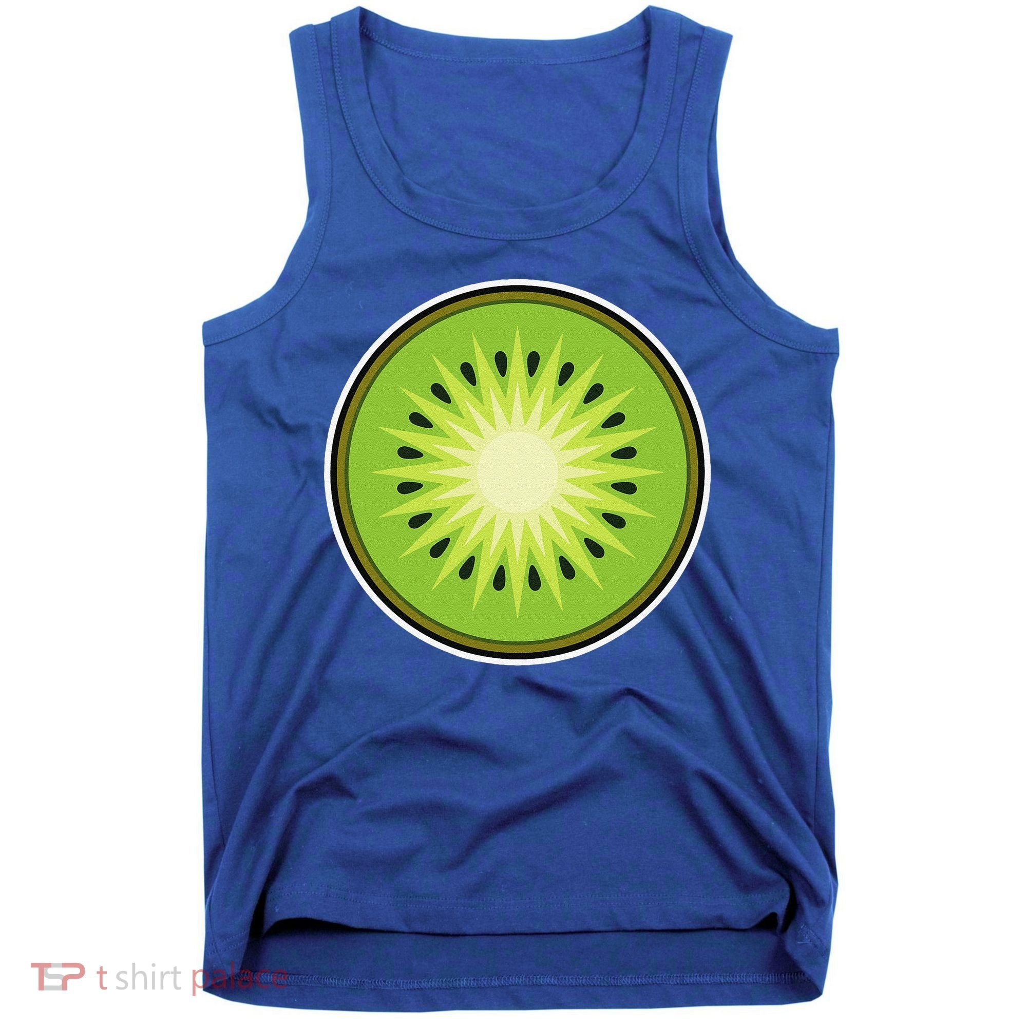 Kiwi Lazy DIY Halloween Costume Funny Tropical Sliced Fruit Tank Top