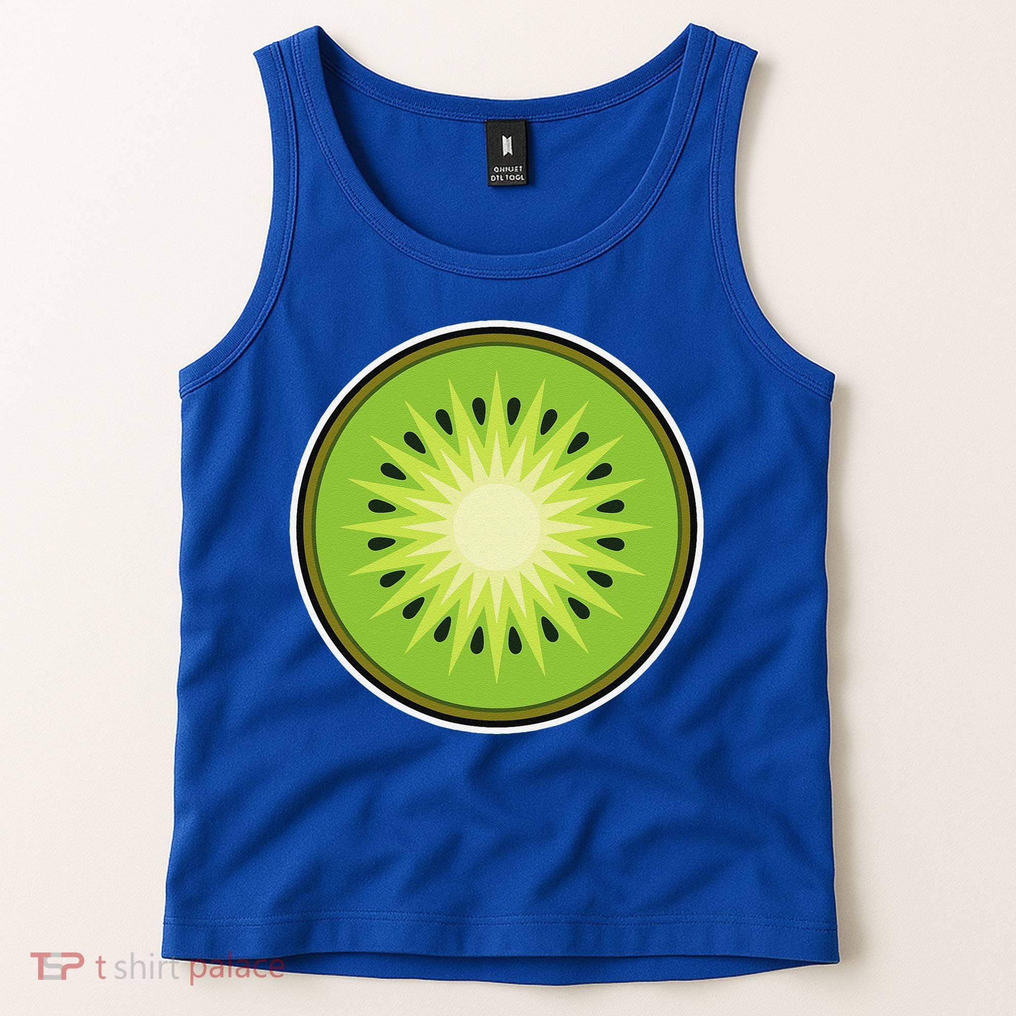Kiwi Lazy DIY Halloween Costume Funny Tropical Sliced Fruit Tank Top