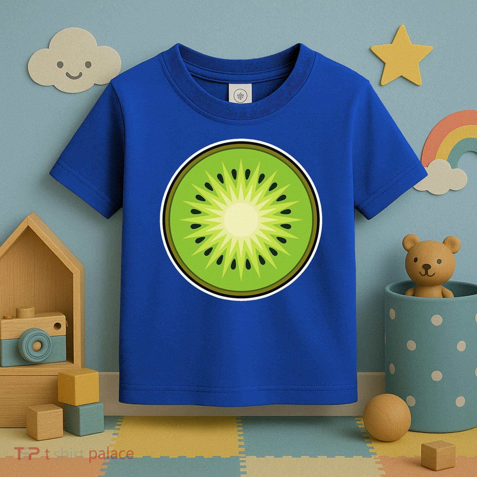 Kiwi Lazy DIY Halloween Costume Funny Tropical Sliced Fruit Toddler T-Shirt