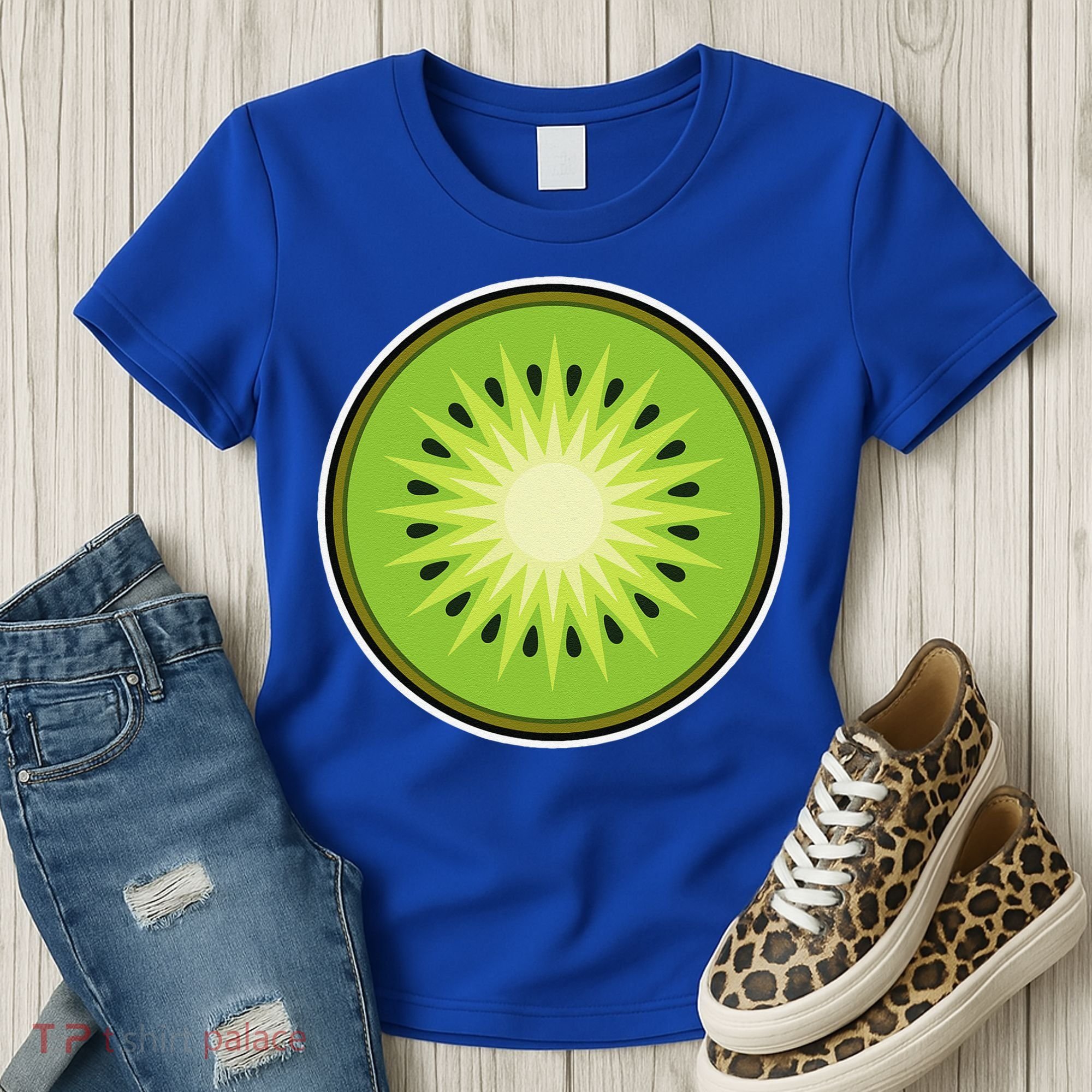 Kiwi Lazy DIY Halloween Costume Funny Tropical Sliced Fruit Women's T-Shirt
