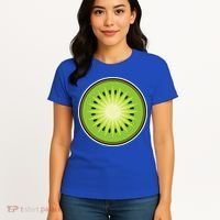 Kiwi Lazy DIY Halloween Costume Funny Tropical Sliced Fruit Women's T-Shirt thumb 4