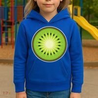 Kiwi Lazy DIY Halloween Costume Funny Tropical Sliced Fruit Kids Hoodie thumb 3