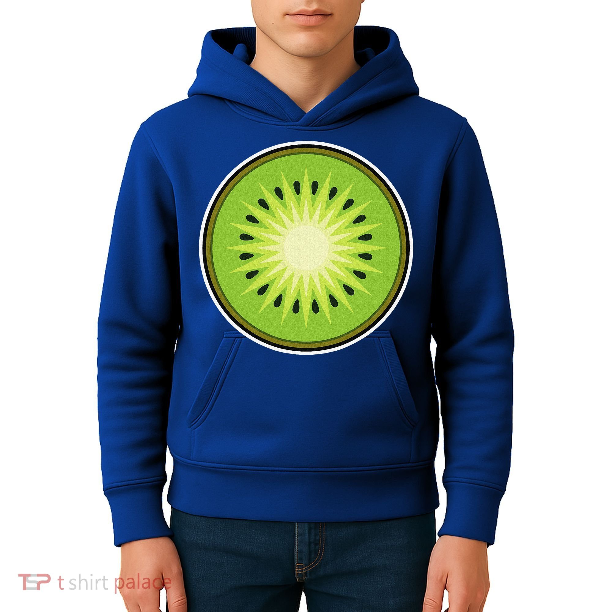 Kiwi Lazy DIY Halloween Costume Funny Tropical Sliced Fruit Kids Hoodie