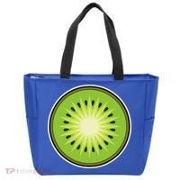 Kiwi Lazy DIY Halloween Costume Funny Tropical Sliced Fruit Tote Bag thumb 0
