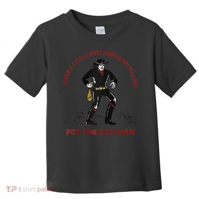 Keep Little Dirt Under My Pillow For The Dirt Man Raglan Baseball Toddler T-Shirt