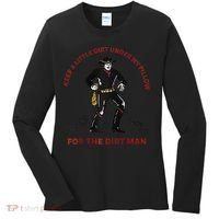 Keep Little Dirt Under My Pillow For The Dirt Man Raglan Baseball Women's Long Sleeve Shirt thumb 0