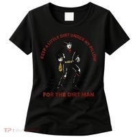 Keep Little Dirt Under My Pillow For The Dirt Man Raglan Baseball Women's T-Shirt thumb 0