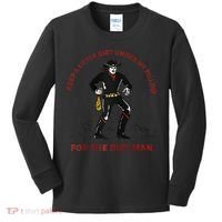Keep Little Dirt Under My Pillow For The Dirt Man Raglan Baseball Kids Long Sleeve Shirt thumb 0