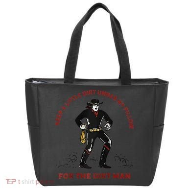 Keep Little Dirt Under My Pillow For The Dirt Man Raglan Baseball Tote Bag