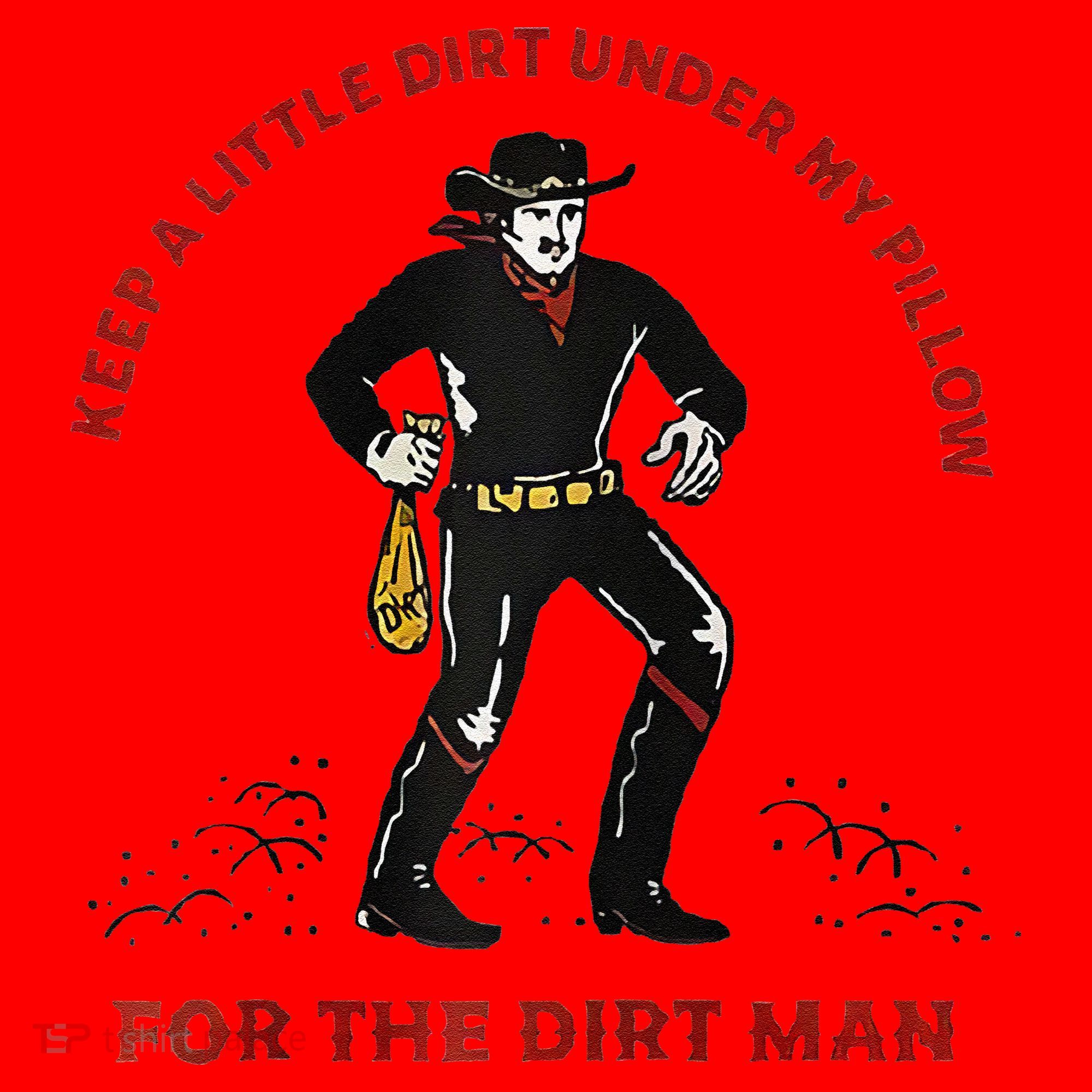 Keep Little Dirt Under My Pillow For The Dirt Man Raglan Baseball Santa Hat