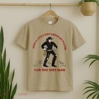 Keep Little Dirt Under My Pillow For The Dirt Man Raglan Baseball T-Shirt thumb 2