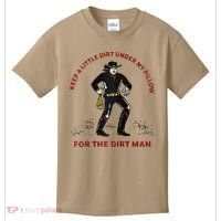 Keep Little Dirt Under My Pillow For The Dirt Man Raglan Baseball Kids T-Shirt thumb 0
