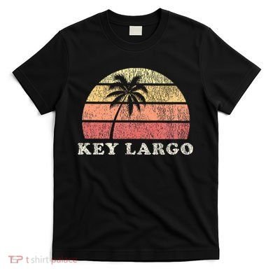 Key Largo Fl Vintage 70s Retro Throwback Design T-Shirt