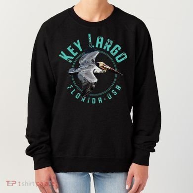 Key Largo Florida Pelican Design Women's Sweatshirt