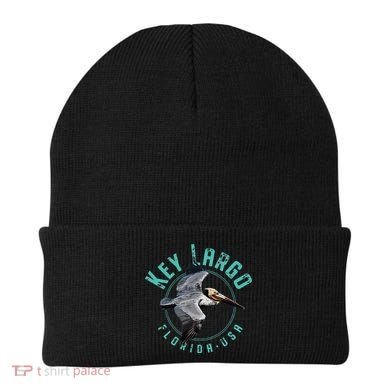 Key Largo Florida Pelican Design Beanie