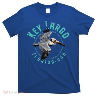 Key Largo Florida Pelican Design T-Shirt