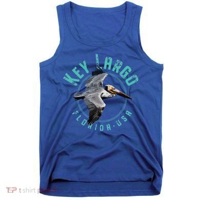 Key Largo Florida Pelican Design Tank Top