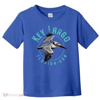 Key Largo Florida Pelican Design Toddler T-Shirt