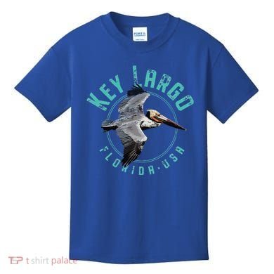 Key Largo Florida Pelican Design Kids T-Shirt