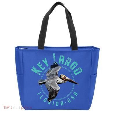 Key Largo Florida Pelican Design Tote Bag
