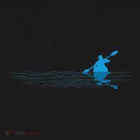 Kayak Love Kayaking Paddle Kayaker Paddling Silhouette T-Shirt thumb 7