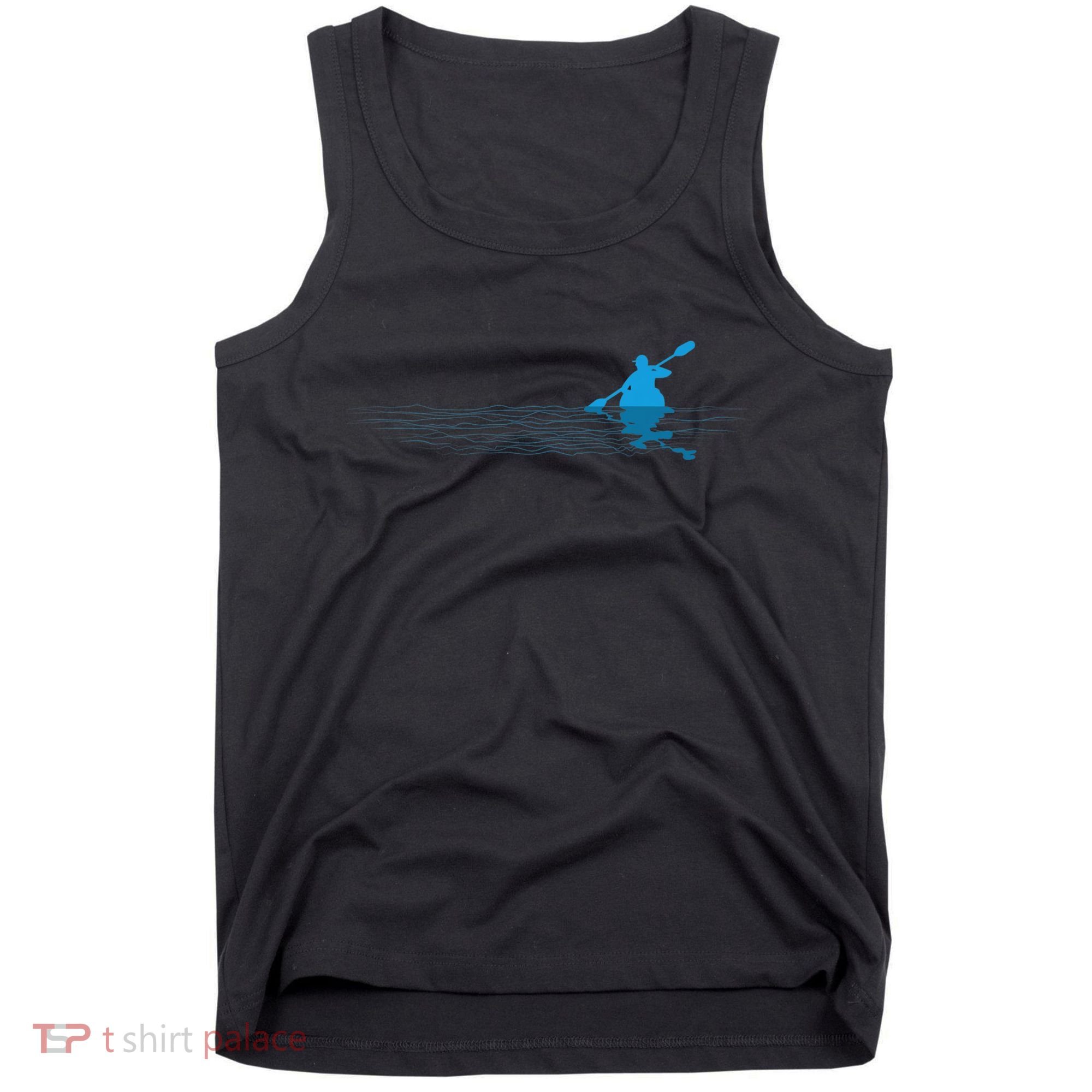 Kayak Love Kayaking Paddle Kayaker Paddling Silhouette Tank Top