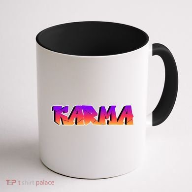 Karma Logo Coffee Mug back