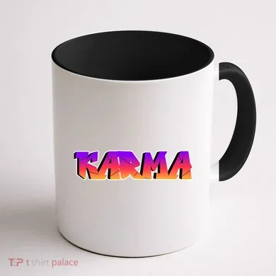 Karma Logo Coffee Mug back