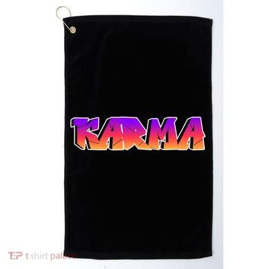 Karma Logo Golf Towel