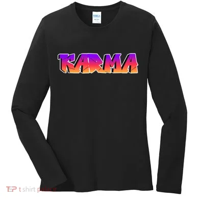 Karma Logo Women's Long Sleeve Shirt