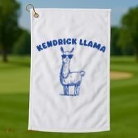 Kendrick Llama Golf Towel thumb 1