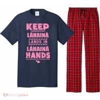 Keep Lahaina Lands In Lahaina Hands Pray For Maui Hawaii Pajama Set thumb 0