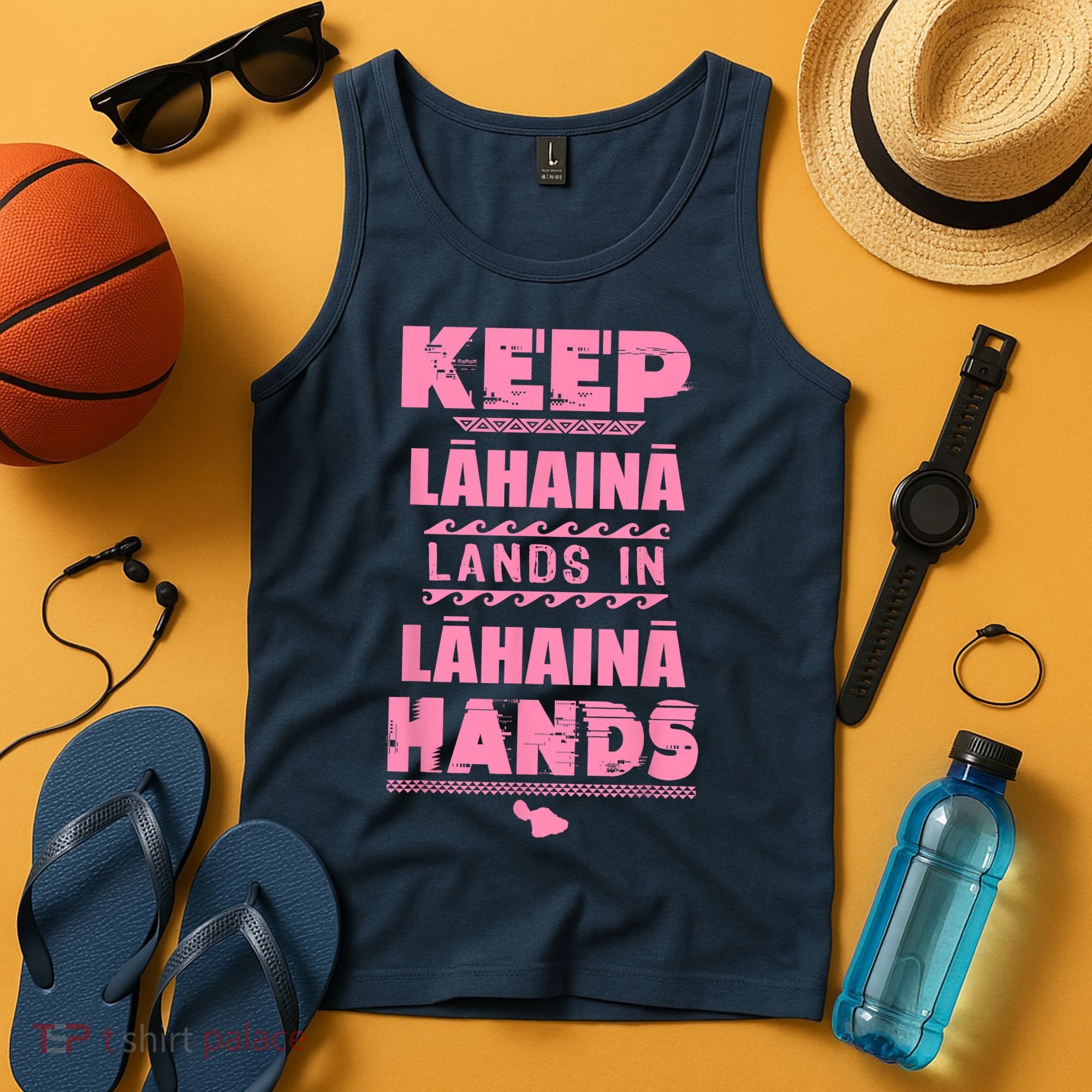 Keep Lahaina Lands In Lahaina Hands Pray For Maui Hawaii Tank Top