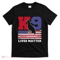 K9 Lives Matter K9 Police Dog Usa American Flag T-Shirt thumb 0