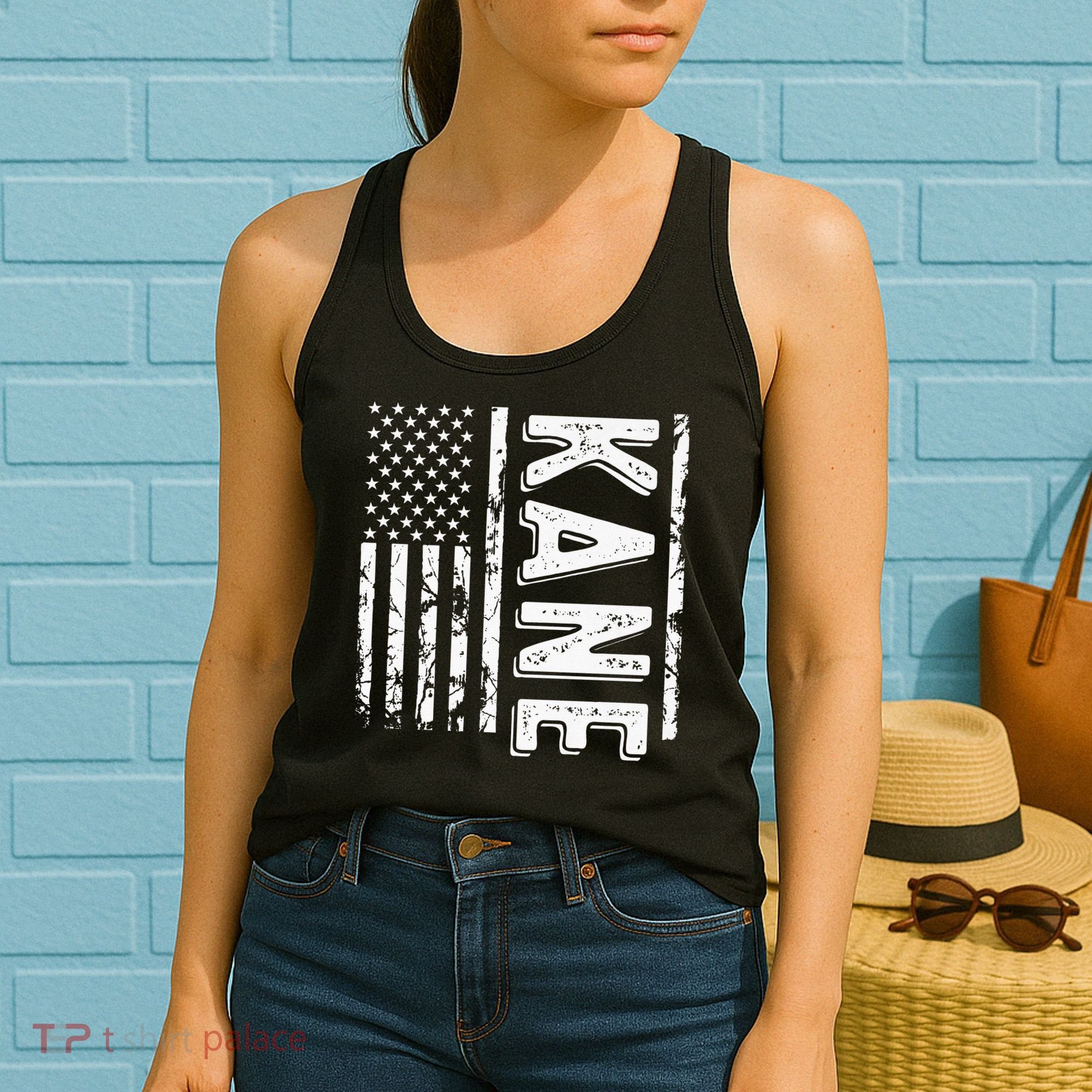 Kane Last Name Funny Surname Team Kane Family Women's Tank Top