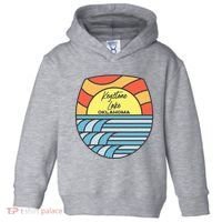 Keystone Lake Oklahoma Ok Sunset Vacation Souvenir Toddler Hoodie thumb 0