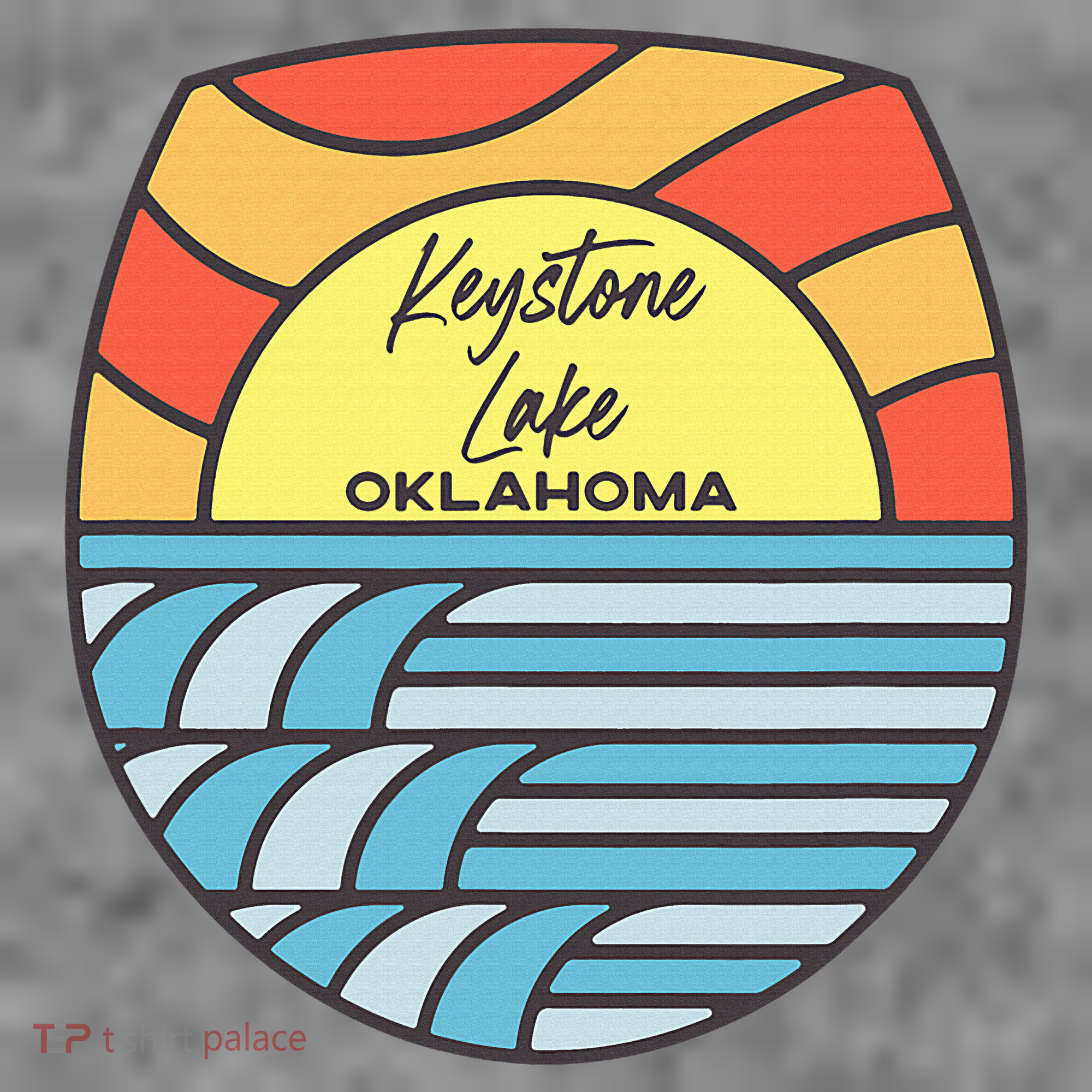Keystone Lake Oklahoma Ok Sunset Vacation Souvenir Toddler Hoodie