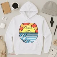 Keystone Lake Oklahoma Ok Sunset Vacation Souvenir Hoodie thumb 3