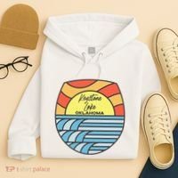 Keystone Lake Oklahoma Ok Sunset Vacation Souvenir Hoodie thumb 4