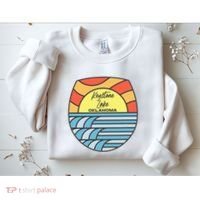 Keystone Lake Oklahoma Ok Sunset Vacation Souvenir Sweatshirt thumb 2