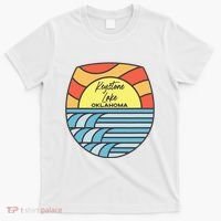 Keystone Lake Oklahoma Ok Sunset Vacation Souvenir T-Shirt thumb 0