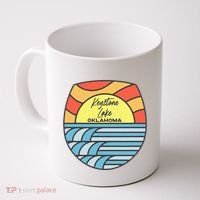 Keystone Lake Oklahoma Ok Sunset Vacation Souvenir Coffee Mug thumb 0