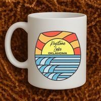 Keystone Lake Oklahoma Ok Sunset Vacation Souvenir Coffee Mug thumb 2