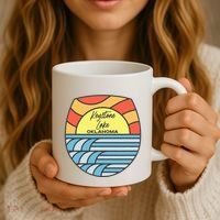 Keystone Lake Oklahoma Ok Sunset Vacation Souvenir Coffee Mug thumb 3