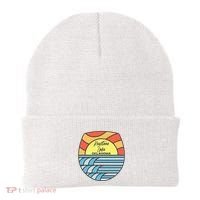 Keystone Lake Oklahoma Ok Sunset Vacation Souvenir Beanie thumb 0