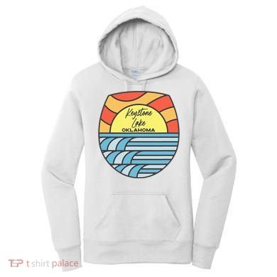 Keystone Lake Oklahoma Ok Sunset Vacation Souvenir Women's Hoodie